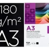 CARTULINA LIDERPAPEL A3 180G/M2 NEGRO PAQUETE DE 100
