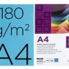 CARTULINA LIDERPAPEL A4 180G/M2 AZUL PAQUETE DE 100