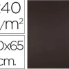 CARTULINA LIDERPAPEL 50X65 CM 240G/M2 MARRON PAQUETE DE 25 UNIDADES