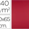 CARTULINA LIDERPAPEL 50X65 CM 240G/M2 ROJO NAVIDAD PAQUETE DE 25 UNIDADES