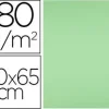 CARTULINA LIDERPAPEL 50X65 CM 180G/M2 VERDE HIERBA PAQUETE DE 25