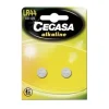 CEGASA LR44 PACK DE 2 PILAS LR44 1.5V - IDEAL PARA MANDOS A DISTANCIA, JUGUETES Y TERMOMETROS DIGITALES