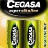CEGASA SUPER ALCALINE LR14 PACK 2 PILAS LR14 C 1.5V - ALTA TECNOLOGIA - FIABILIDAD - ELEVADO RENDIMIENTO - MAXIMAS PRESTACIONES