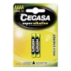 CEGASA SUPER ALKALINE LR8D425 PACK DE 2 PILAS AAAA - ALTA TECNOLOGIA - FIABILIDAD - ELEVADO RENDIMIENTO - MAXIMAS PRESTACIONES