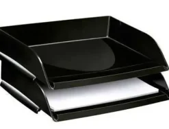 #CEP BANDEJA APAISADA CEP PRO.PORTAETIQUETAS CENTRAL.APILABLES.260X350X70MM NEGRO REF.135-2