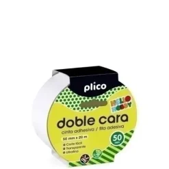 CINTA ADHESIVA DOBLE CARA 050MM 50M