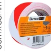 CINTA ADHESIVA TARIFOLD SEGURIDAD PARA MARCAJE Y SEÑALIZACION DE SUELO 33 MT X 50 MM COLOR BLANCO/ROJO