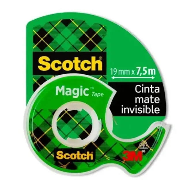CINTA INV SCOTCH MAGIC+DISP 19MMX7 5M