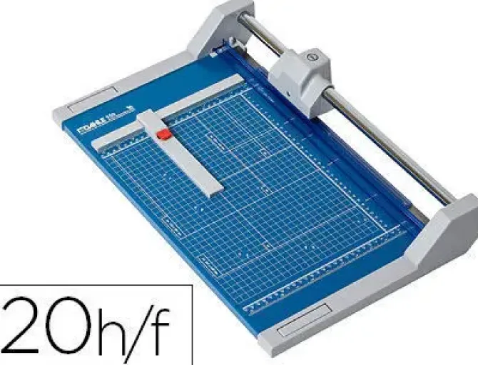 CIZALLA DE RODILLO DAHLE PROFESIONAL 550 DIN A4 METALICA CAPACIDAD DE CORTE 20 HOJAS