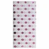 CLAIREFONTAINE PACK 6 HOJAS PAPEL SEDA 50X70CM BLANCO LUNARES METALIZADOS ROSA 20913-PC