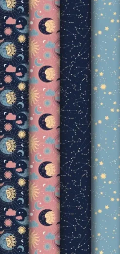 CLAIREFONTAINE PAPEL DE REGALO 800GR ROLLO EXCELLIA ASTRAL 2M X 0,70M 202104C