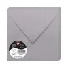 CLAIREFONTAINE POLLEN 20 SOBRES CUADRADO 165X165MM 120GR GRIS 5323C