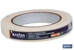 COFAN CINTA ADHESIVA CARROCERO "CREPPE" PARA PINTOR 18MM X 45MTS 103900015 KREPP