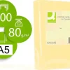 CONNECT PAPEL 500 HOJAS A5 CUARTILLA CHAMPANGE 210X148,5MM 80GR