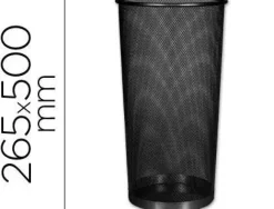 CONNECT PARAGUERO METALICO DE REJILLA COLOR NEGRO CS35517