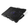 COOLBOX NCP17-V5 BASE DE REFRIGERACION PARA PORTATIL HASTA 17.3 - 5 VENTILADORES - 4 POSICIONES DE INCLINACION - ILUMINACION LED AZUL - 2 PUERTOS USB 2.0