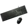 COOLBOX PCCASE KTR-001 PACK USB TECLADO 105 TECLAS + RATON 3 BOTONES - USO AMBIDIESTRO - COLOR NEGRO