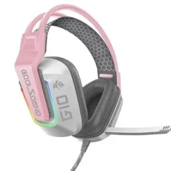 COOLSOUND AURICULAR GAMING G10 - COMPATIBLE CON XBOX, PS5, PS4, SWITCH Y PC - COLOR ROSA