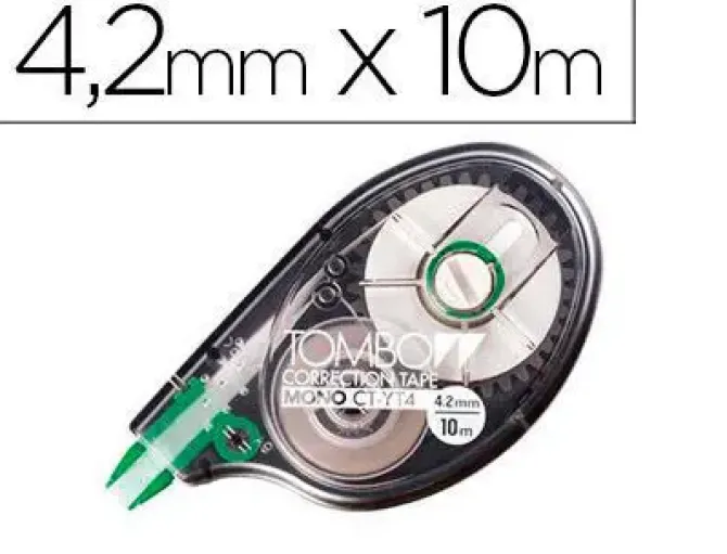 CORRECTOR EN CINTA TOMBOW MONO CT-YT4 4,2MM X 10M