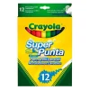 CRAYOLA ROTULADOR SUPERLAVABLE MAXIPUNTA 12COLORES 8330 MAK630745