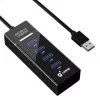 CROMAD CABLE USB 2.0 - LONGITUD 30CM - INDICADOR LED - VELOCIDAD DE TRANSFERENCIA 480 MBPS - 4 PUERTOS - SIN INSTALACION - COMPATIBLE CON TODOS LOS SISTEMAS OPERATIVOS - COLOR NEGRO