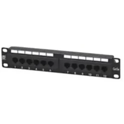 CROMAD PATCH PANEL 12 PUERTOS CAT 6 1U UTP 10