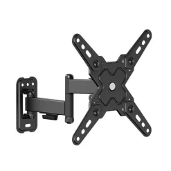 CROMAD SOPORTE DE PARED CON BRAZO ARTICULADO PARA TV DE 13-43 - GIRATORIO, INCLINABLE Y DOBLE EXTENSION - PESO MAX 20KG - VESA 200X200