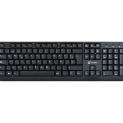 CROMAD T50 TECLADO MULTIMEDIA USB - TECLAS FN + MULTIMEDIA - DISEÑO EXTRAFINO Y TACTO SUAVE
