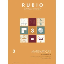 CUADERNO RUBIO MATEMATICAS EVOL.3 UNI