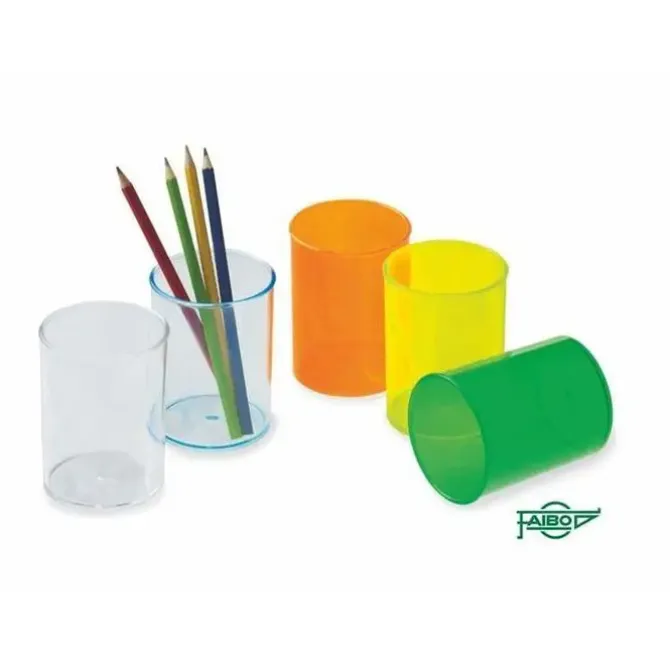 CUBILETE PLASTICO TRANSPARENTE ROJO 215911