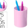 CUBILETE PORTALAPICES ARCHIVO 2000 ECOGREEN 100% RECICLADO COLOR ROSA PASTEL