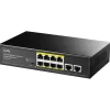 CUDY FS1010PG SWITCH POE+ DE 8 PUERTOS 10/100M CON 2 PUERTOS DE ENLACE ASCENDENTE