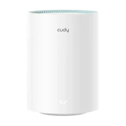 CUDY M1300 SISTEMA WIFI MESH AC1200 DUAL BAND - 867MBPS EN 5GHZ, 300MBPS EN 2,4GHZ - 1X PUERTO LAN 1000/100/10MBPS, 1X PUERTO WAN 1000/100/10MBPS - 2 ANTENAS INTERNAS