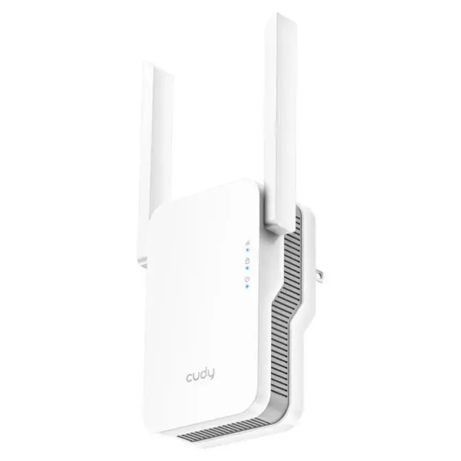 CUDY RE1800 EXTENSOR DE RANGO AX1800 WIFI 6 DOBLE BANDA - HASTA 1201MBPS - BOTON WPS - 2 ANTENAS EXTERNAS