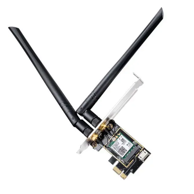 CUDY WE3000 ADAPTADOR DE RED PCI-E AX5400 WIFI 6 TRI-BANDA - BLUETOOTH 5.2 - 2 ANTENAS EXTERNAS
