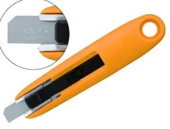 CUTER OLFA MINI PLASTICO CUCHILLA ANCHA 12,5 MM RETRACTIL APTO PARA ZURDOS