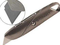 CUTER Q-CONNECT 219BC ANCHO METALICO GRIS