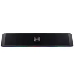 DEEPGAMING BARRA DE SONIDO 6W - JACK 3.5MM - BLUETOOTH 5.0 - CABLE DE 1.0M - ILUMINACIÓN RGB - COLOR NEGRO