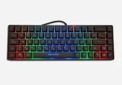 DEEPGAMING TM065 TECLADO GAMING MECANICO - COMPACTO - ILUMINACION RGB - 19 TECLAS ANTI-GHOSTING - COLOR NEGRO