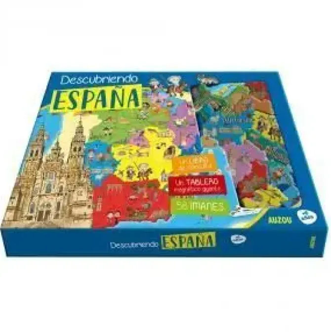 DESCUBRIENDO ESPAÑA - ATLAS TABLERO MAGNÉTICO