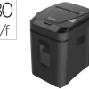 DESTRUCTORA DE DOCUMENTOS Q-CONNECT CAPACIDAD CORTE 180 H AUTO / 10 H MANUAL DESTRUYE GRAPAS CLIPS Y TARJETAS