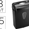 DESTRUCTORA DE DOCUMENTOS Q-CONNECT KF17972 CAPACIDAD DE CORTE 8 H DESTRUYE GRAPAS CLIPS CD Y TARJETAS 13 LITROS