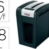 DESTRUCTORA DE DOCUMENTOS REXEL SECURE MC6-SL EU CAPACIDAD 6 HOJAS GRAPAS CLIPS TARJETAS Y CD 18 L