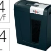 DESTRUCTORA DE DOCUMENTOS REXEL SECURE MC4 CAPACIDAD 4 HOJAS MICRO CORTE DESTRUYE GRAPAS Y CLIPS