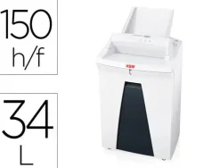 DESTRUCTORA DE DOCUMENTOS HSM SECURIO SECURIO AF150 CON SISTEMA AUTOFEED NIVEL DE SEGURIDAD 4 CAPACIDAD DE