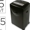 DESTRUCTORA DE DOCUMENTOS Q-CONNECT KF15553 CAPACIDAD DE CORTE 15 H DESTRUYE GRAPAS CLIPS CD Y TARJETAS 35 LITROS