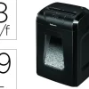 DESTRUCTORA DE DOCUMENTOS FELLOWES 12C CAPACIDAD 8H SEGURIDAD P4 GRAPAS CLIPS Y TARJETAS PAPELERA 19 L