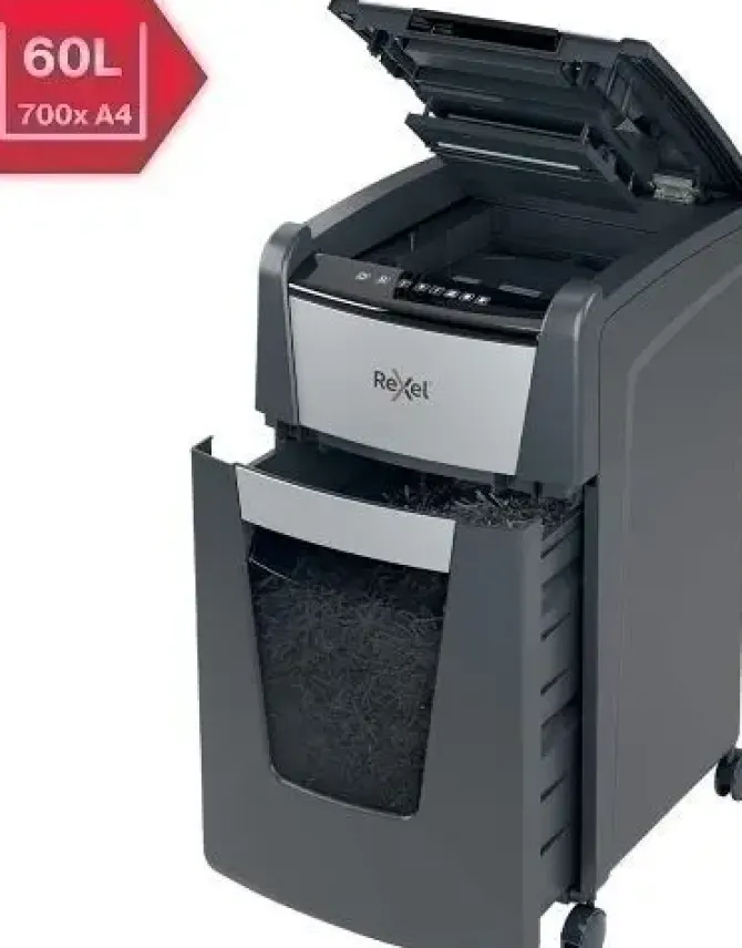 DESTRUCTORA OPTIMUM AUTO+ 225M EU (2/225H PARTIC.) NV.SEG.5 - PARTICULA 2X15MM, DEP.60L