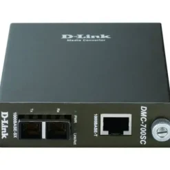 D-LINK CONVERSOR DE MEDIOS GIGABIT RJ-45 A FIBRA OPTICA SC