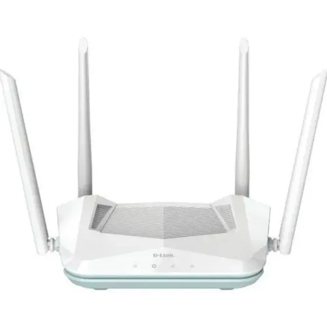D-LINK EAGLE PRO AI AX1500 WIFI 6 SMART ROUTER DOBLE BANDA - HASTA 1200MBPS - 3 PUERTOS RJ45 10/100 MBPS - CONTROL DE VOZ CON GOOGLE/ALEXA - 4 ANTENAS EXTERNAS - MU-MIMO Y OFDMA